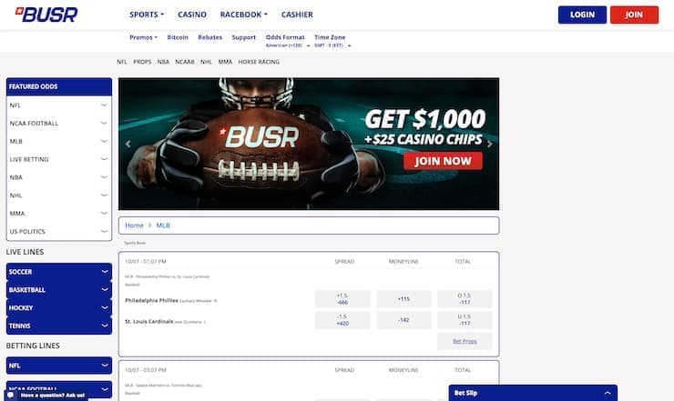 BUSR British Columbia Sports Betting Site