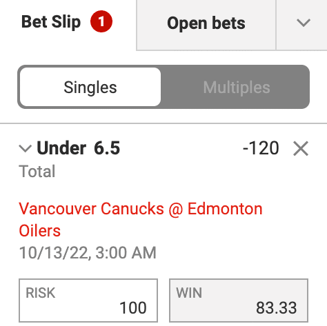 Bodog British Columbia Betslip