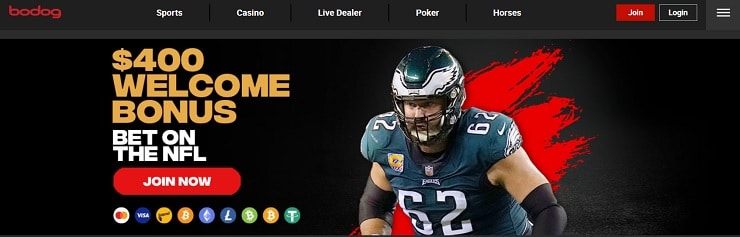 Bodog New Sportsbook Homepage